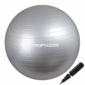 Мяч для фитнеса (фитбол) Profi серый, 55 см (M-0275-3)