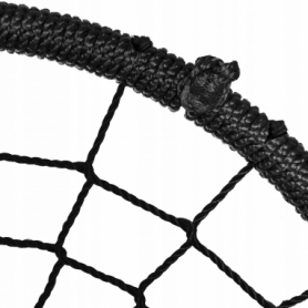 Гойдалки-гніздо круглі Springos чорні, 100 см (NS019) - Фото №9