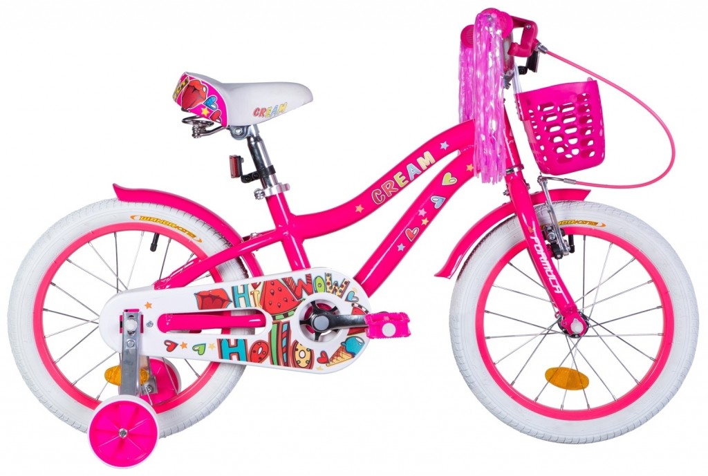 Велосипед дитячий Formula Cream 2021 16 малиновий, рама - 9 "(OPS-FRK-16-157)