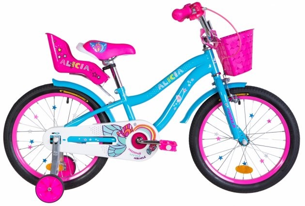Велосипед детский Formula Alicia 2021 18, рама - 9" (OPS-FRK-18-078)