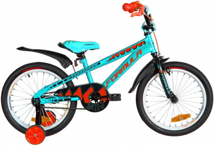 Велосипед детский Formula Wild 2021 18 бирюзовый, рама - 9" (OPS-FRK-18-084)