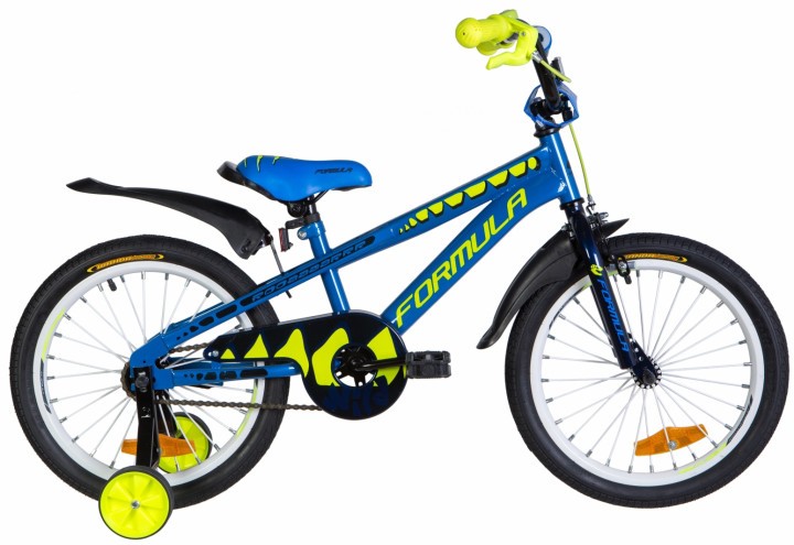 Велосипед детский Formula Wild 2021 18 синий, рама - 9" (OPS-FRK-18-086)
