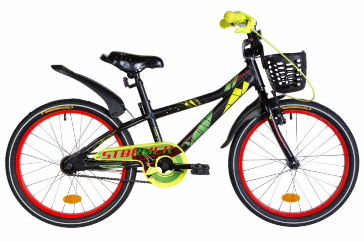 Велосипед детский Formula Stormer 2021 20 черный, рама - 9" (OPS-FRK-20-154)