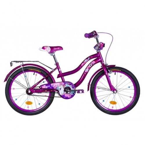 Велосипед детский Formula Flower 2021 16 фиолетовый, рама - 9" (OPS-FRK-16-145)