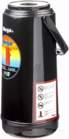 Термос питьевой Mega МАР180В черный, 1,8 л (0717040617289) - Фото №3