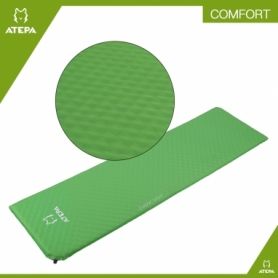 Коврик надувной Atepa Compact Light Green, 183х51х2,5 см (AM1002) - Фото №5