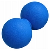 М'яч масажний подвійний Springos Lacrosse Double Ball синій, 6x12 см (FA0024)