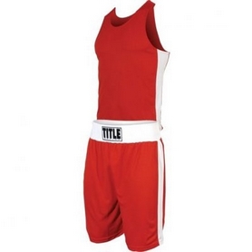 Форма боксерская подростковая Title Aerovent Elite Amateur Boxing красная (FP-8659-1)
