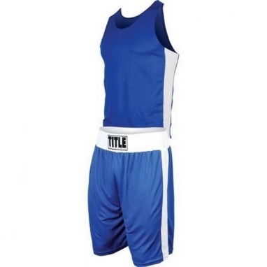 

Форма боксерская подростковая Tatami Fightwear Title Aerovent Elite Amateur Boxing голубая (FP-8664-1, Синий