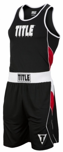 

Форма боксерская подростковая Tatami Fightwear Title Aerovent Elite Amateur Boxing бордовая (FP-8673-1, Черный