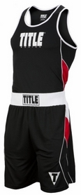 Форма боксерская подростковая Title Aerovent Elite Amateur Boxing бордовая (FP-8673-1)
