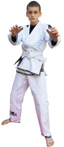 

Кимоно детское для Бразильского Джиу Джитсу Bad Boy Limited Series белое (FP-7313-1, Белый