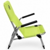 Кресло раскладное с подлокотниками Spokey Bahama зеленое (SL926795) - Фото №2