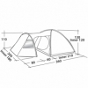 Палатка трехместная Easy Camp Eclipse 300 (SN928898) - Фото №2