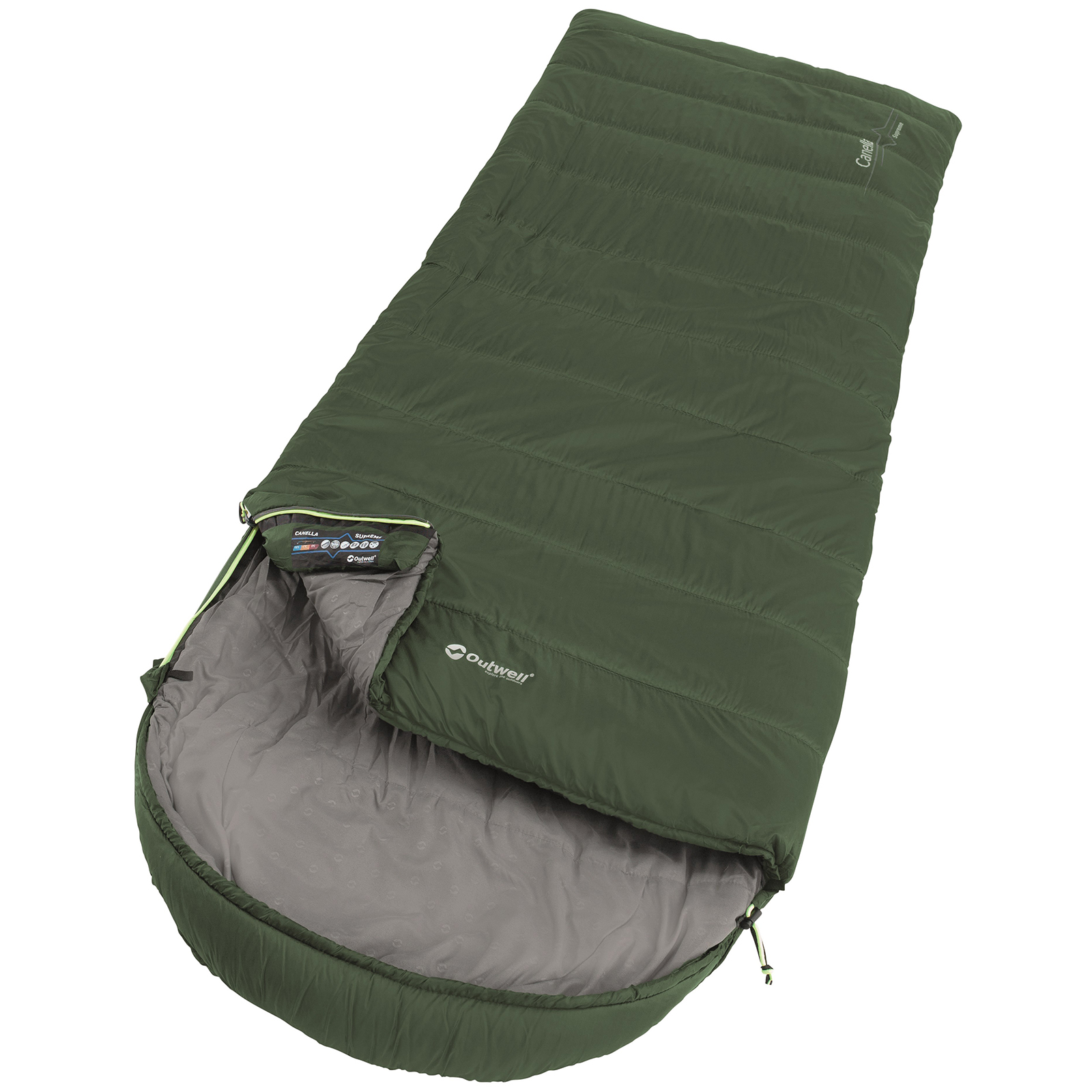 

Мешок спальный (спальник) Outwell Canella Supreme/-1°C (SN928834), Зеленый