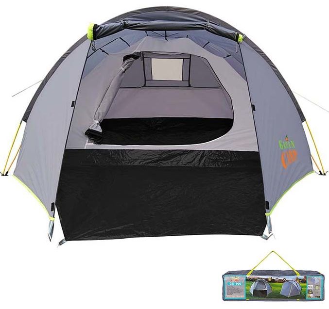 

Палатка четырехместная автоматическая Green Camp 900 (GC900), Серый
