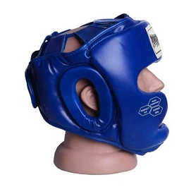 Шлем боксерский PowerPlay 3043, синий (3043-BL) - Фото №2