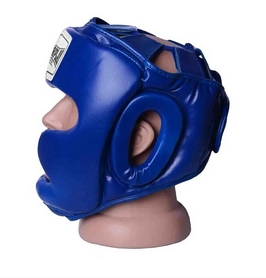 Шлем боксерский PowerPlay 3043, синий (3043-BL) - Фото №4