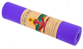 Коврик для фитнеса (йога-мат) Back Health фиолетовый, 183х61х0,6 см (5580-18V)