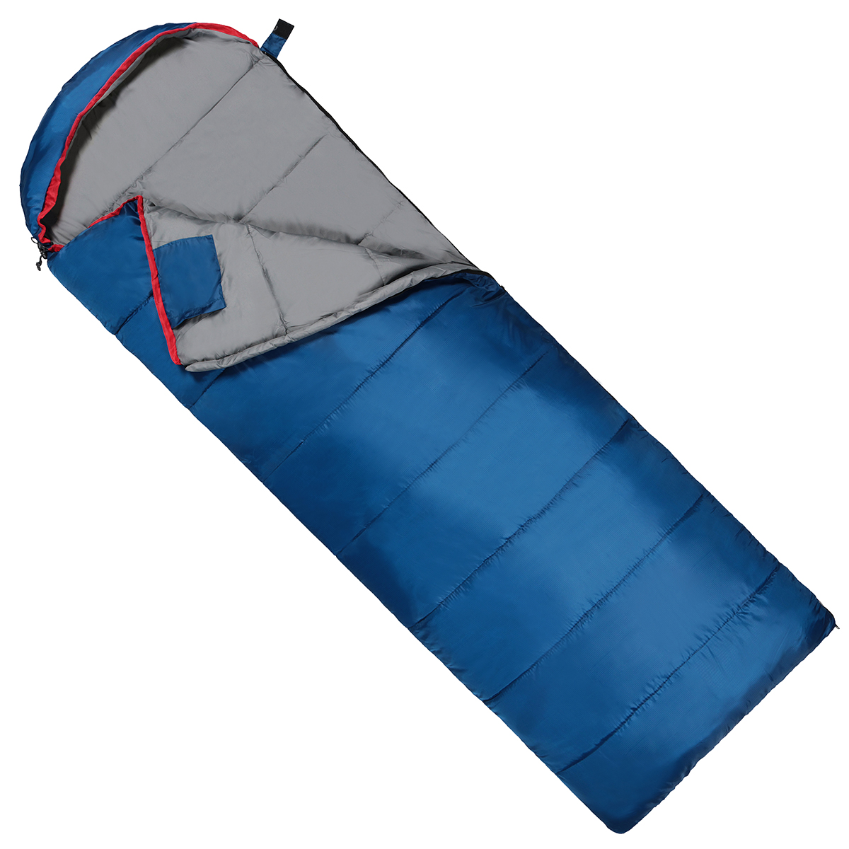 

Мешок спальный (спальник) SportVida -3 ...+ 21°C L синий, 220x75 см (SV-CC0071)