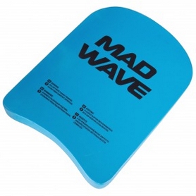 Доска для плавания детская MadWave голубая, 27,5x21x3 см (M072005_CYAN)