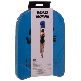 Доска для плавания детская MadWave голубая, 27,5x21x3 см (M072005_CYAN) - Фото №5