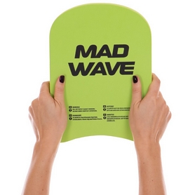 Доска для плавания детская MadWave зеленая, 27,5x21x3 см (M072302_GRN) - Фото №7