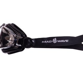 Очки для плавания MadWave Techno Mirror II черные (M042803_BLK) - Фото №2