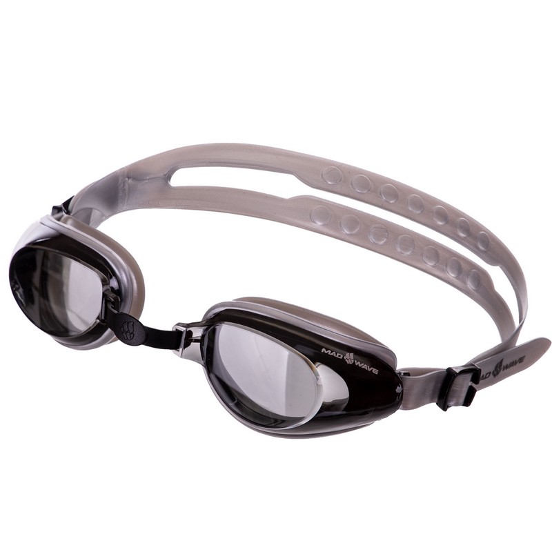 

Очки для плавания MadWave Raptor серые (M0427100_GR-BLK), Серый