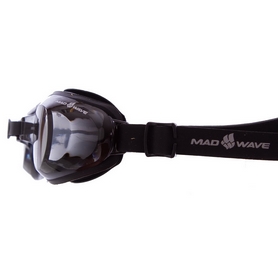Окуляри для плавання MadWave Raptor чорні (M0427100_BLK) - Фото №2