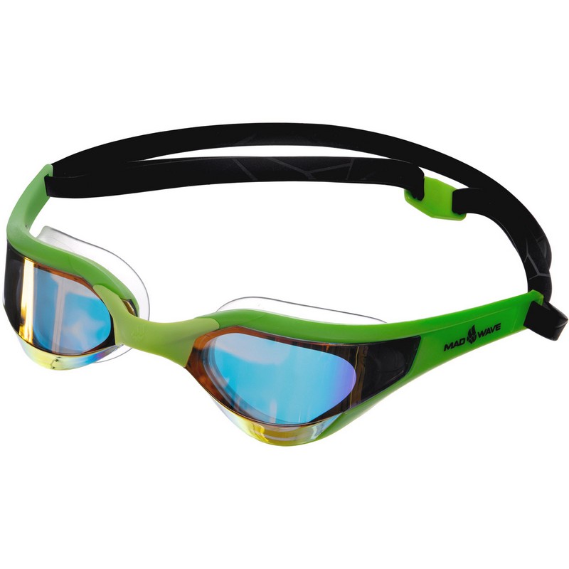

Очки для плавания MadWave Razor Rainbow (M042703_GR-BLK), Зеленый