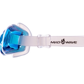 Очки для плавания детские MadWave Coaster Kids белые (M041501_BL-WHT) - Фото №5