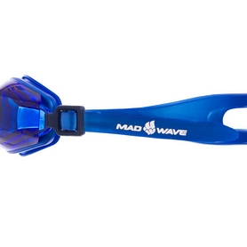 Очки для плавания MadWave Predator синие (M042104_BL) - Фото №2