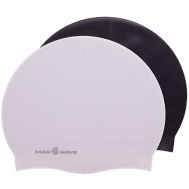 

Шапочка для плавания двухсторонняя MadWave Reverse Champion черная-белая (M055001_BLK-WHT), Черный