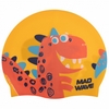 Шапочка для плавания детская MadWave Junior Dino желтая (M057916_YEL)