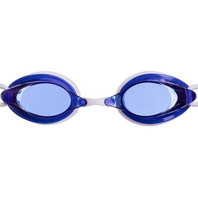 Очки для плавания стартовые MadWave Streamline синие (M045701_BL-WHT) - Фото №3