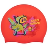 Шапочка для плавания детская MadWave Junior Mad Bot красная (M057915_RED)