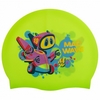 Шапочка для плавания детская MadWave Junior Mad Bot зеленая (M057915_GRN)