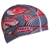 Шапочка для плавания детская MadWave Junior Sharky бирюзовая (M057911_TRQ) - Фото №2