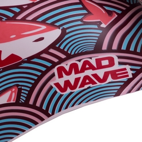 Шапочка для плавания детская MadWave Junior Sharky бирюзовая (M057911_TRQ) - Фото №5
