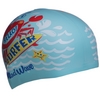Шапочка для плавания детская MadWave Junior Surfer голубая (M057912_CYAN) - Фото №2