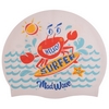 Шапочка для плавания детская MadWave Junior Surfer белая (M057912_WHT)