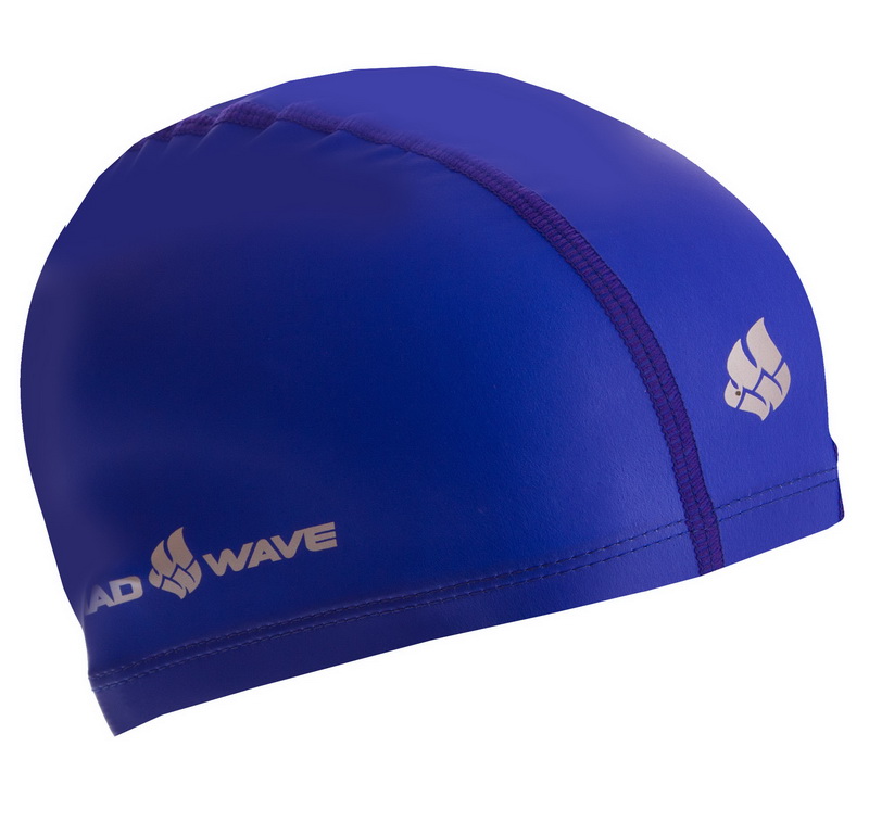 

Шапочка для плавания MadWave Put синяя (M058501_BL), Синий