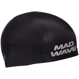 Шапочка для плавания MadWave R-Cap Fina Approved черная (M053115_BLK_L)