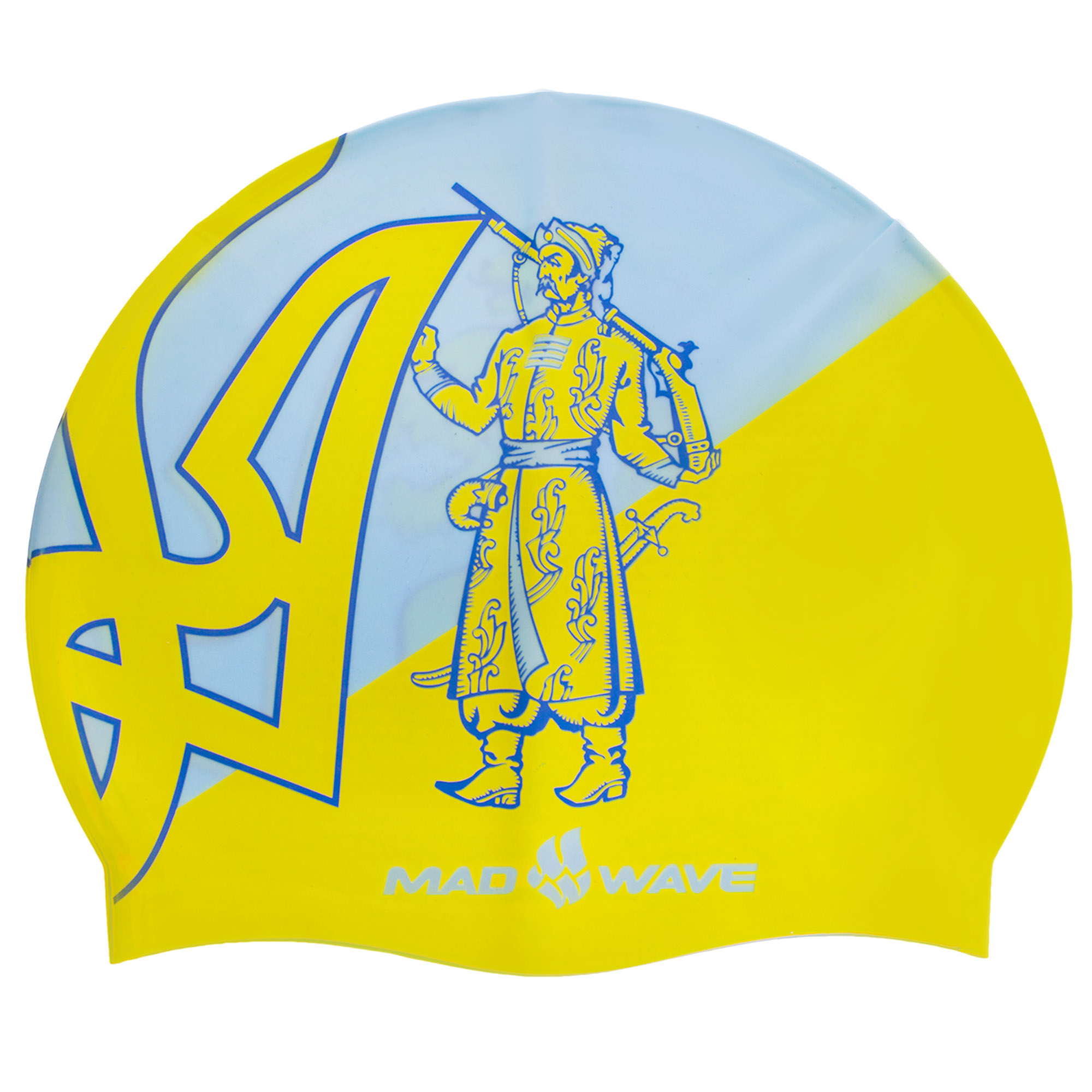 

Шапочка для плавания MadWave Ukraine (M055304), Желтый