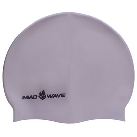 Шапочка для плавания MadWave Metal серая (M053505_SR)