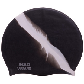 Шапочка для плавания MadWave Multi Big черная (M053111_BLK)