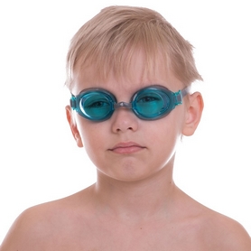 Очки для плавания стартовые MadWave Simpler II Junior бирюзовые (M041107_TRQ) - Фото №3