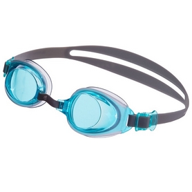 Очки для плавания стартовые MadWave Simpler II Junior голубые (M041107_GR-CYAN)