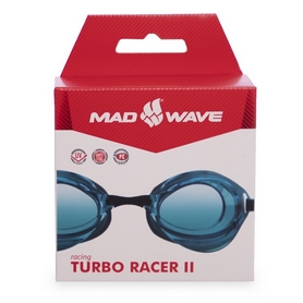 Очки для плавания стартовые MadWave Turbo Racer II синие (M045808_BL) - Фото №5